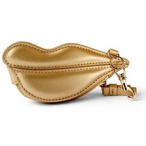 DVF x Target Gold Lips Coin Purse Pouch Wallet